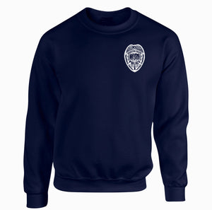 WSPD Badge 50/50 Blend Pull Over Crewneck Adult & Youth Sweat Shirt