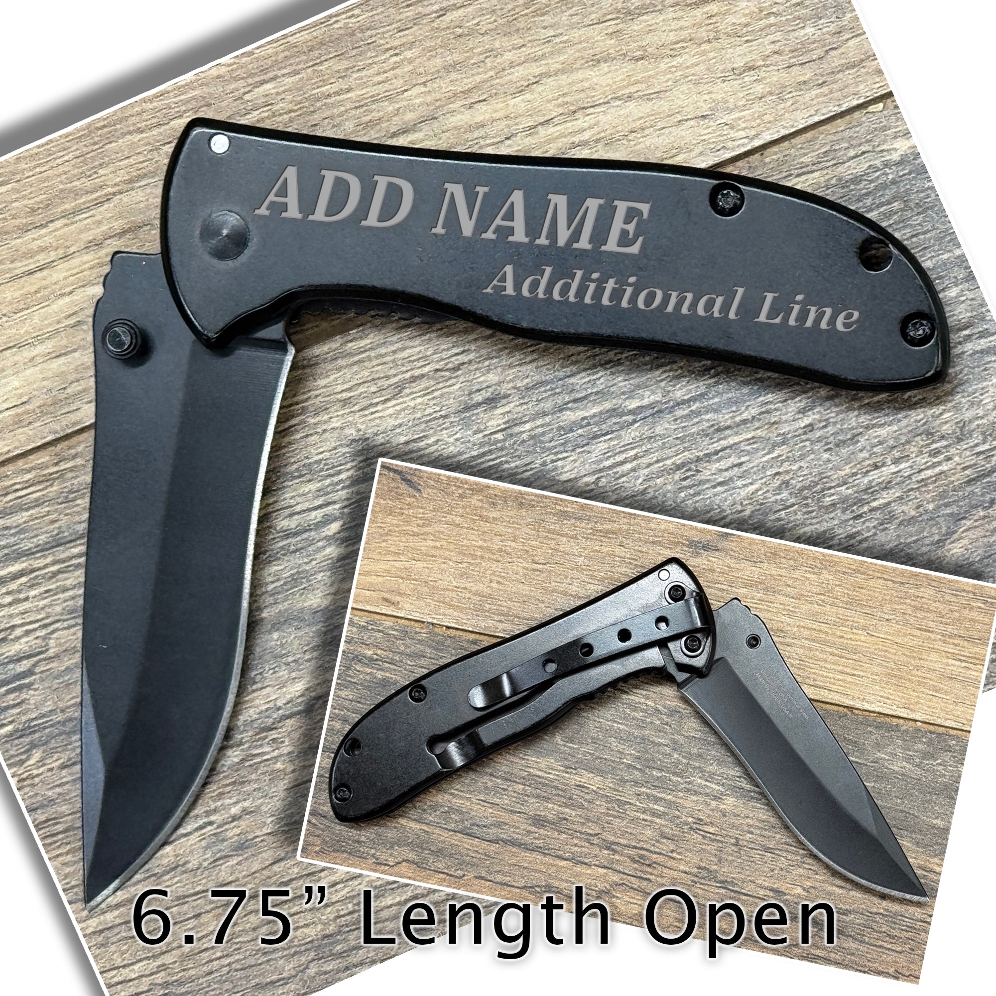 Personalize WSPD To Protect and To Serve Tactical Knife